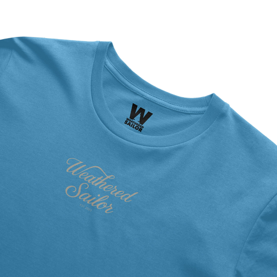 Stillpoint Script Tee, transparent background