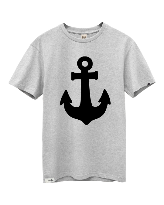 Supima Anchor Tee, transparent background