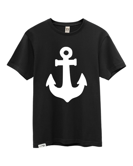 Supima Anchor Tee, transparent background