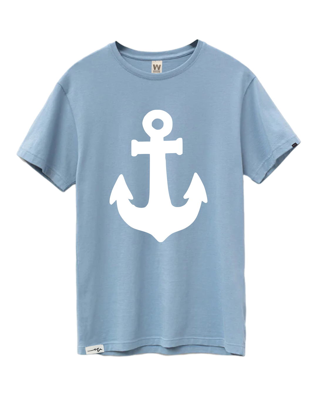 Supima Anchor Tee, transparent background