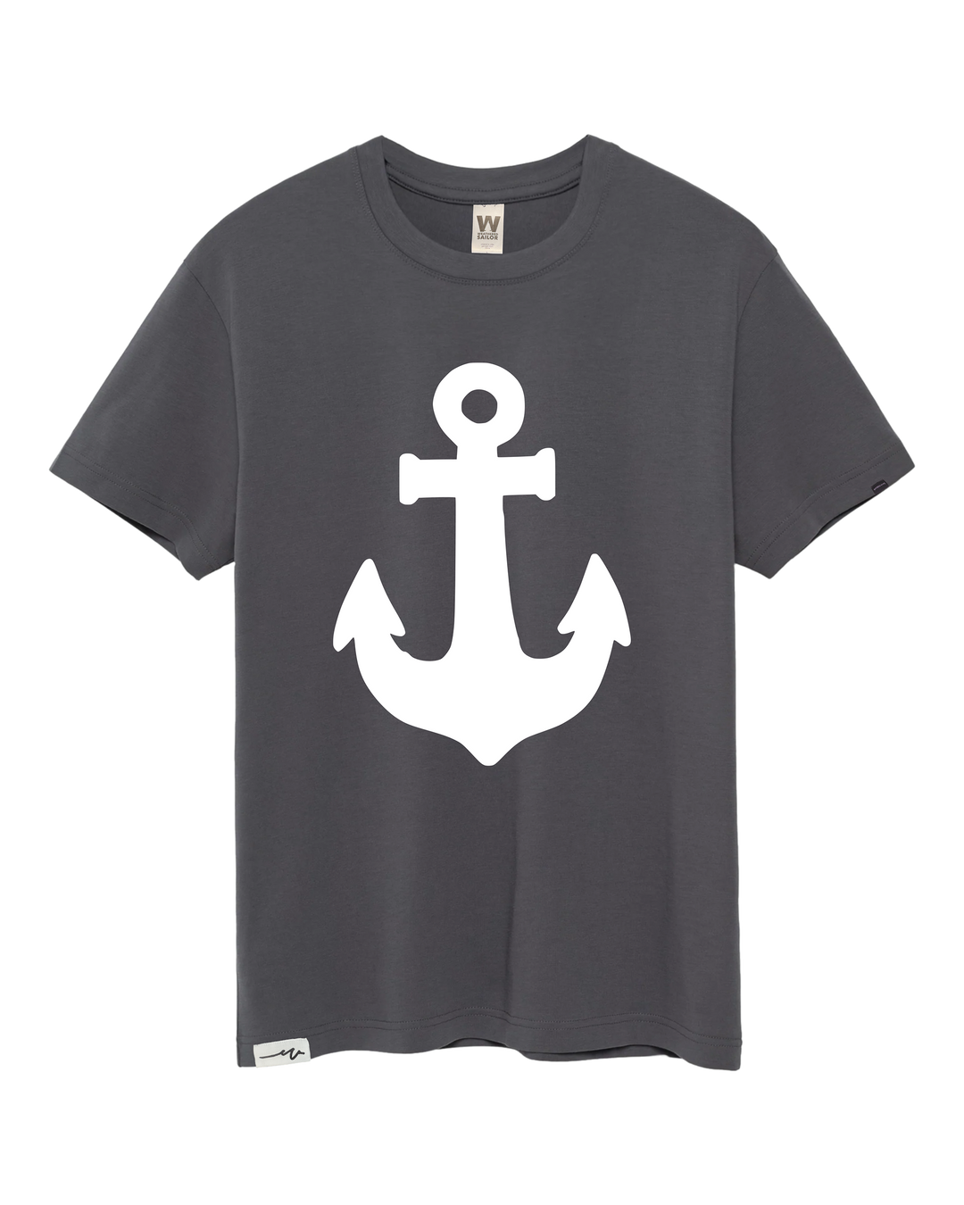 Supima Anchor Tee, transparent background