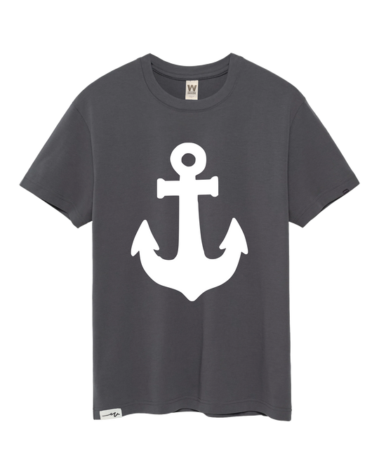 Supima Anchor Tee, transparent background