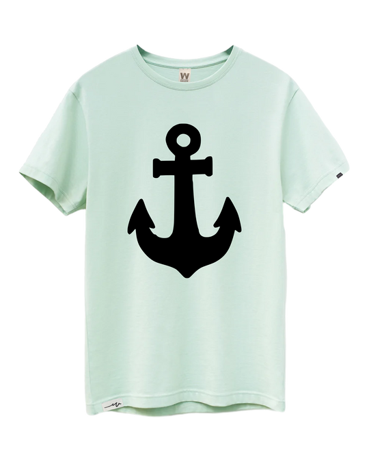 Supima Anchor Tee, transparent background