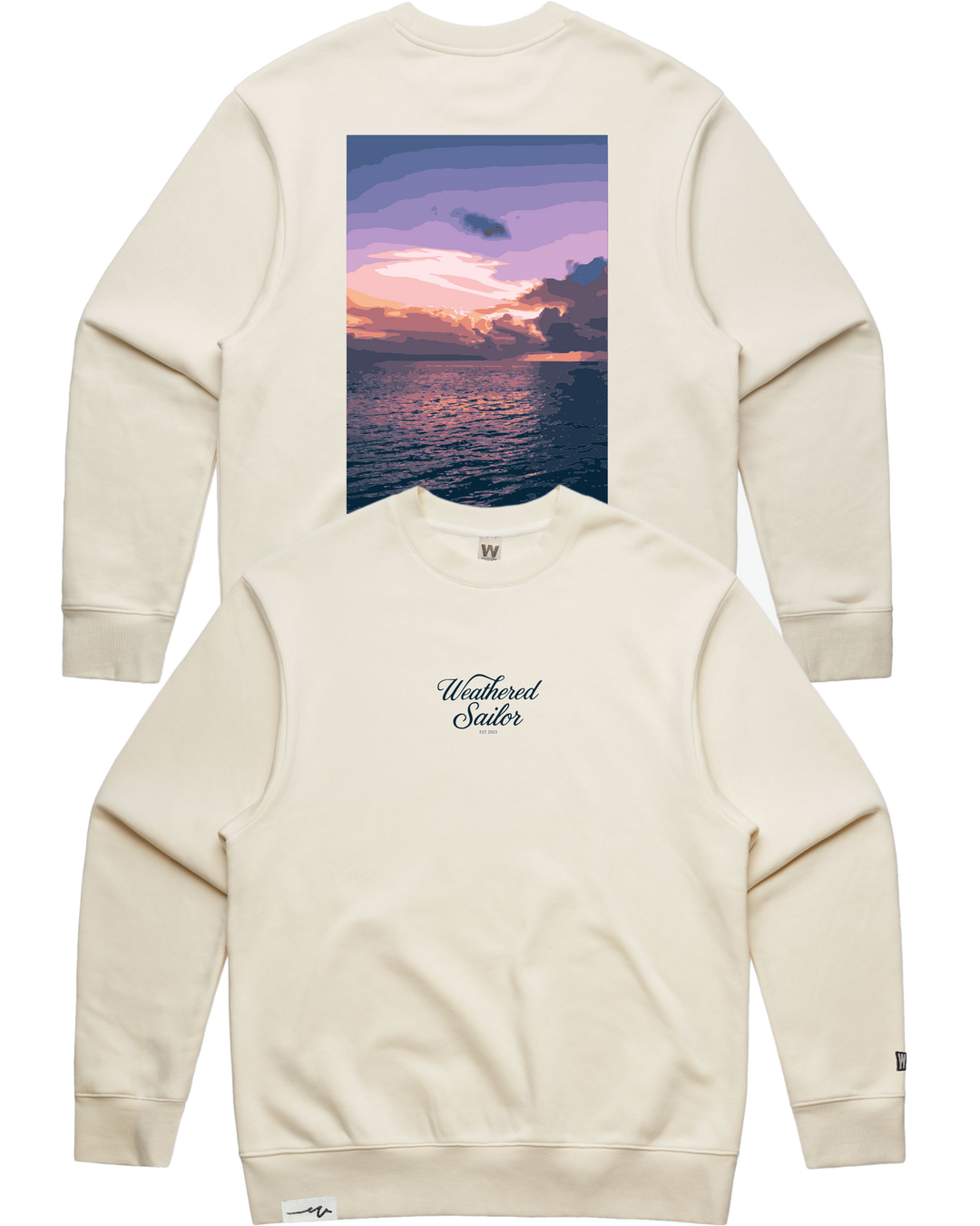 Tranquility Script Heavy Crew, transparent background
