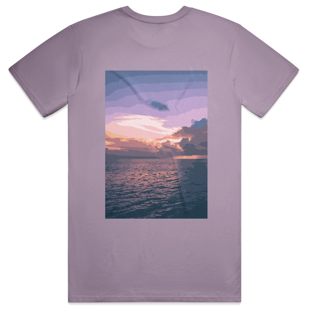 Tranquility Script Tee, transparent background