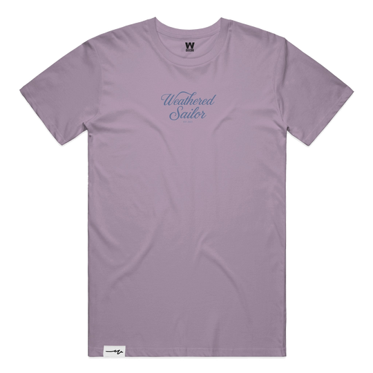 Tranquility Script Tee, transparent background