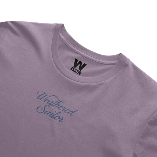 Tranquility Script Tee, transparent background