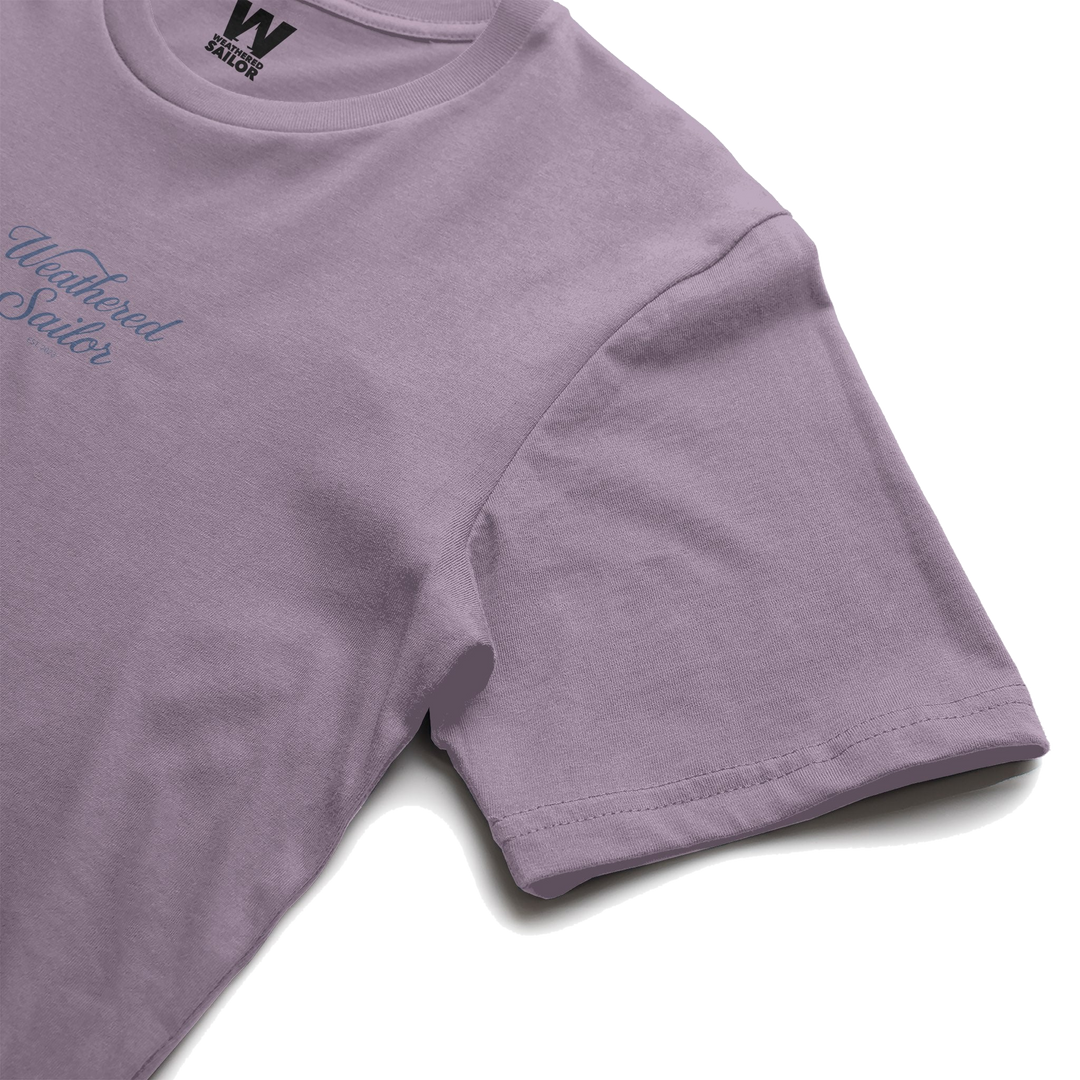Tranquility Script Tee, transparent background