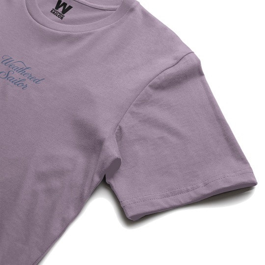 Tranquility Script Tee, transparent background
