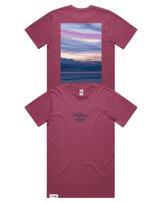 Twilight Script Tee, transparent background
