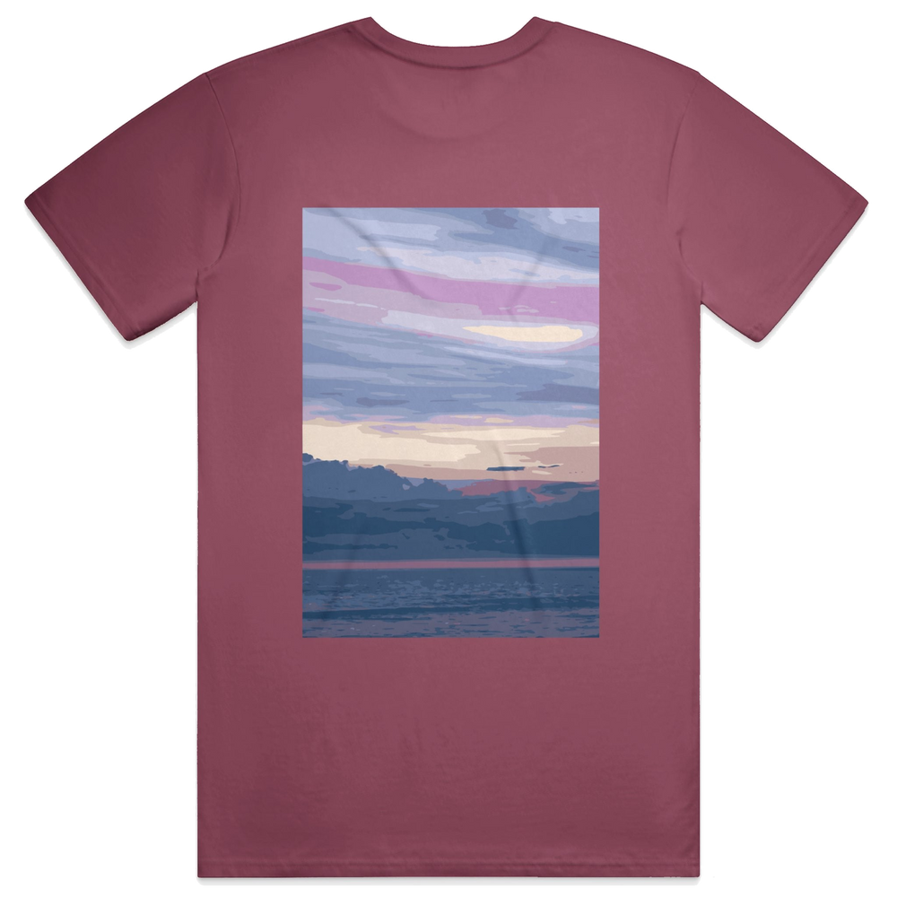 Twilight Script Tee, transparent background
