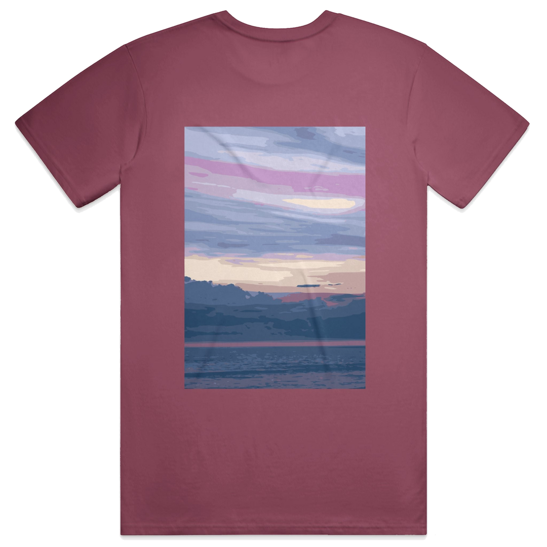 Twilight Script Tee, transparent background