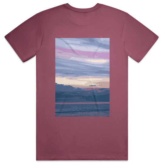 Twilight Script Tee, transparent background