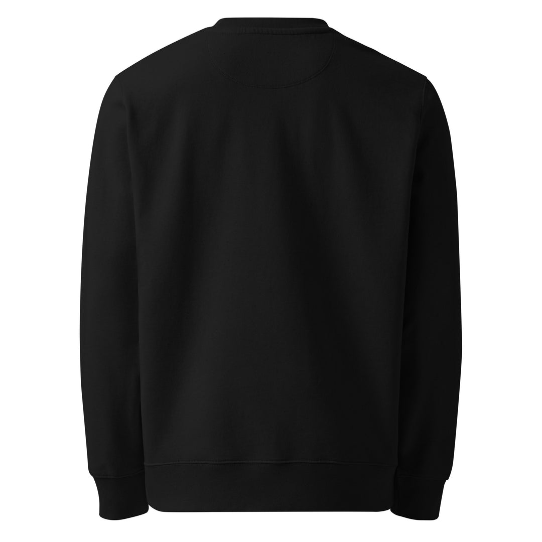 Weathered Sailor Organic Vertical Crew Sweatshirt — Black