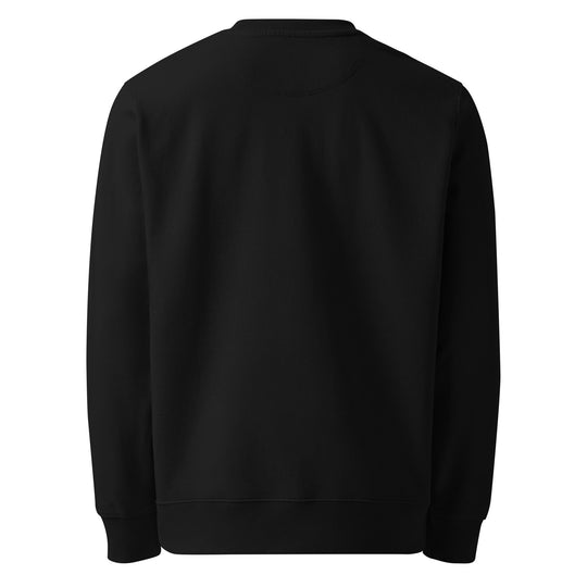 Weathered Sailor Organic Vertical Crew Sweatshirt — Black