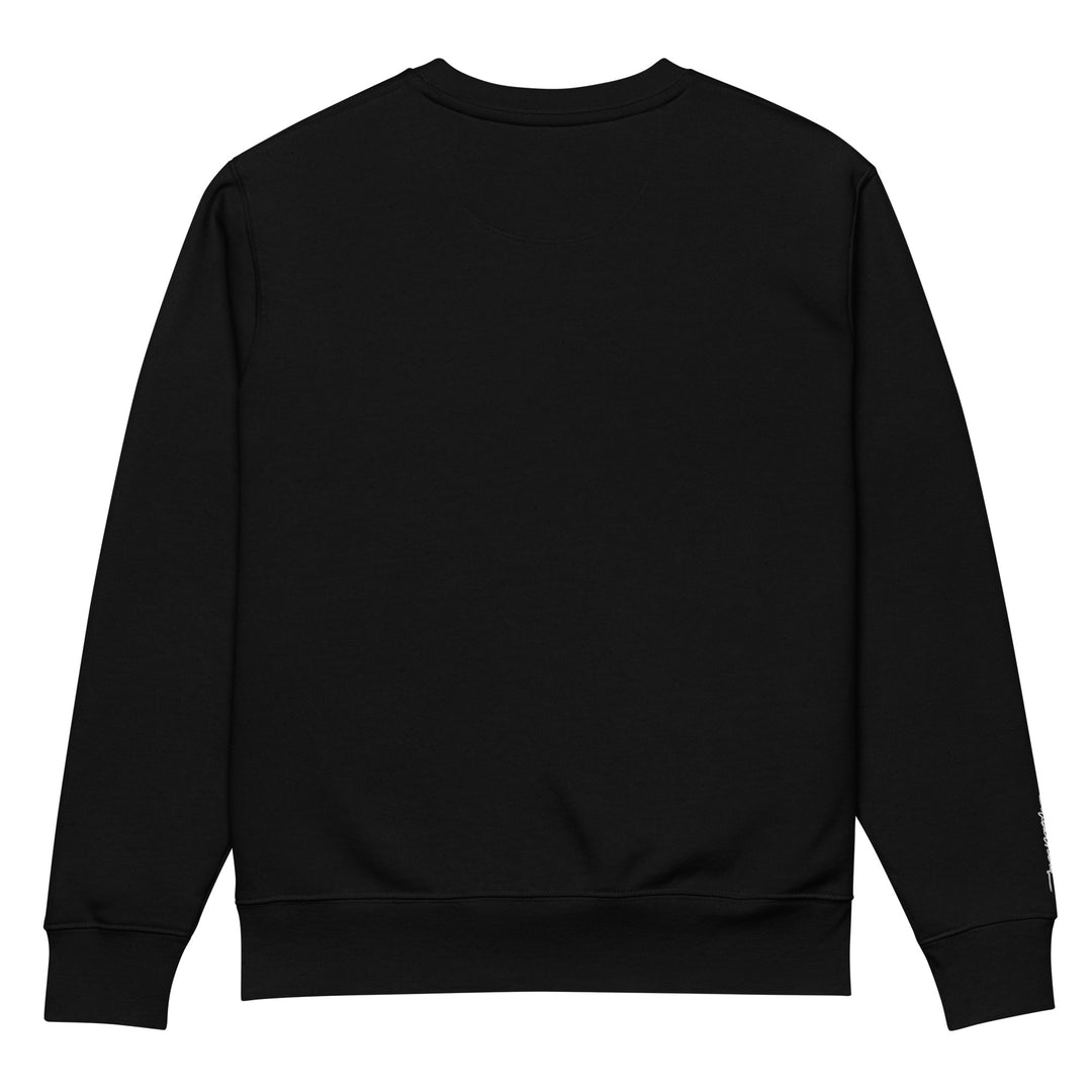 Weathered Sailor Organic Vertical Crew Sweatshirt — Black