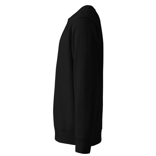 Weathered Sailor Organic Vertical Crew Sweatshirt — Black