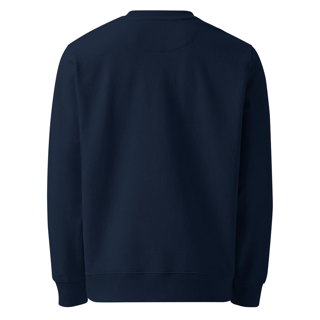 Weathered Sailor Organic Vertical Crew Sweatshirt — French Navy