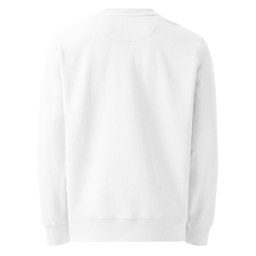 Weathered Sailor Organic Vertical Crew Sweatshirt — White
