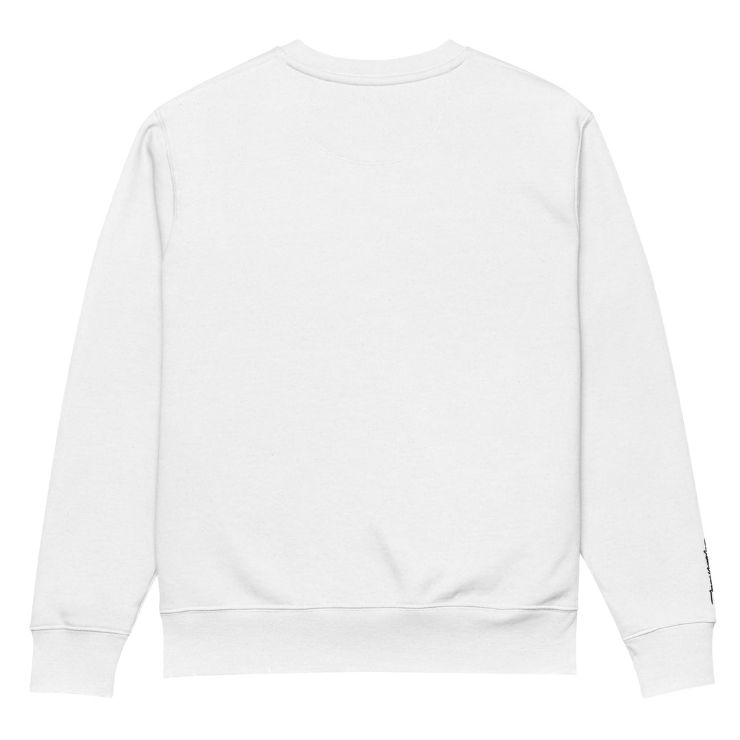 Weathered Sailor Organic Vertical Crew Sweatshirt — White