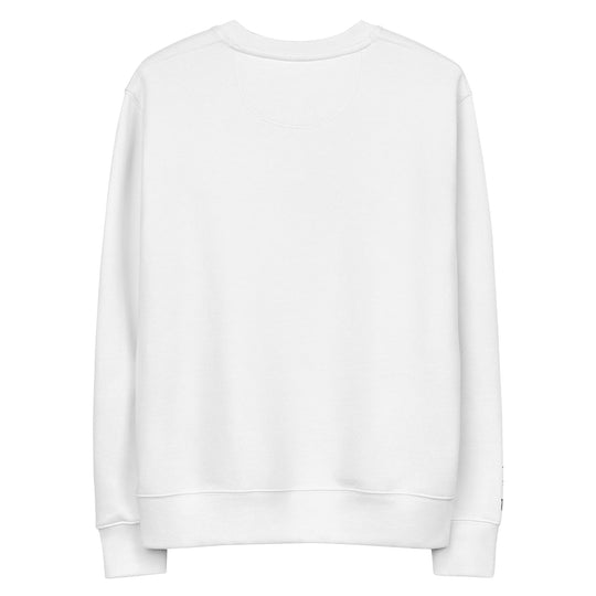 Weathered Sailor Organic Vertical Crew Sweatshirt — White