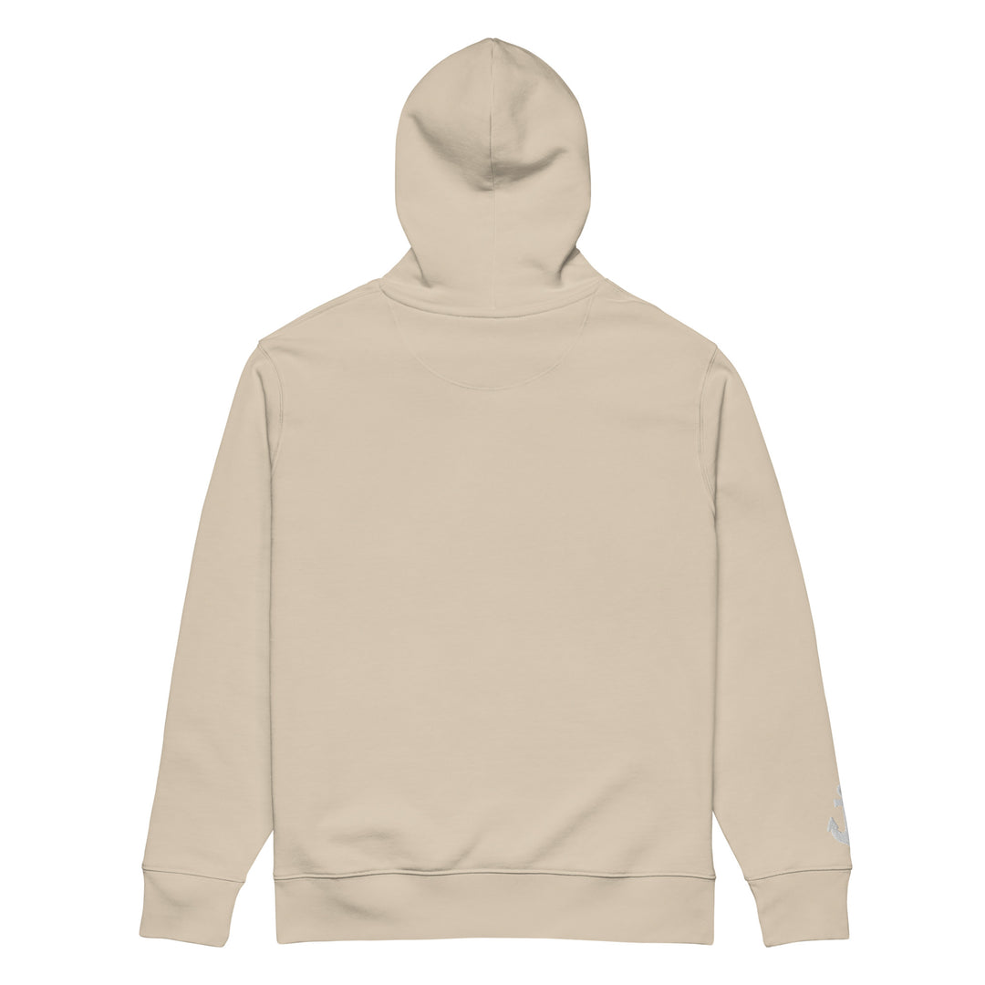 Silky Ahoy Hoodie in Desert Dust — back view