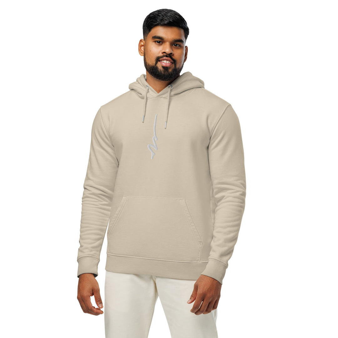 Silky Vertical Hoodie in Desert Dust — front view