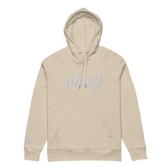 Silky Ahoy Hoodie in Desert Dust — front view