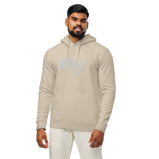 Silky Ahoy Hoodie in Desert Dust — front view