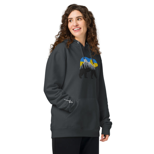 At The Mountains Silky Hoodie — Weathered Sailor