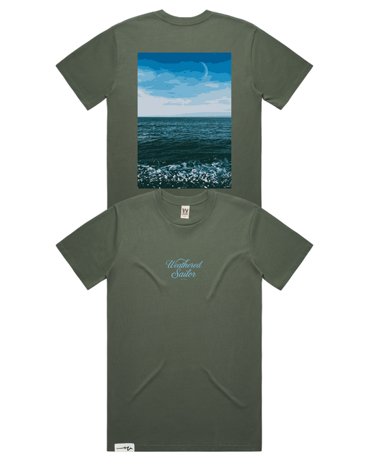 Vast Script Tee, transparent background