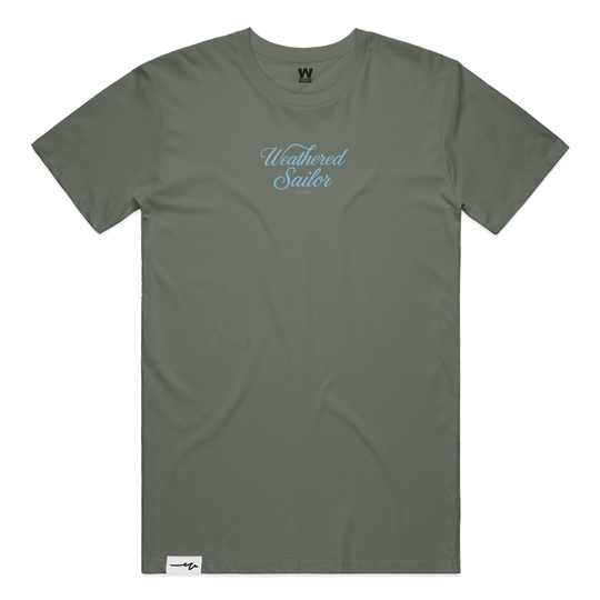 Vast Script Tee, transparent background