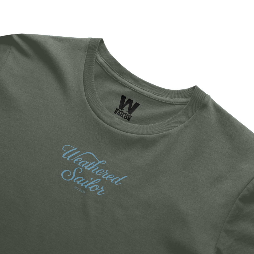 Vast Script Tee, transparent background