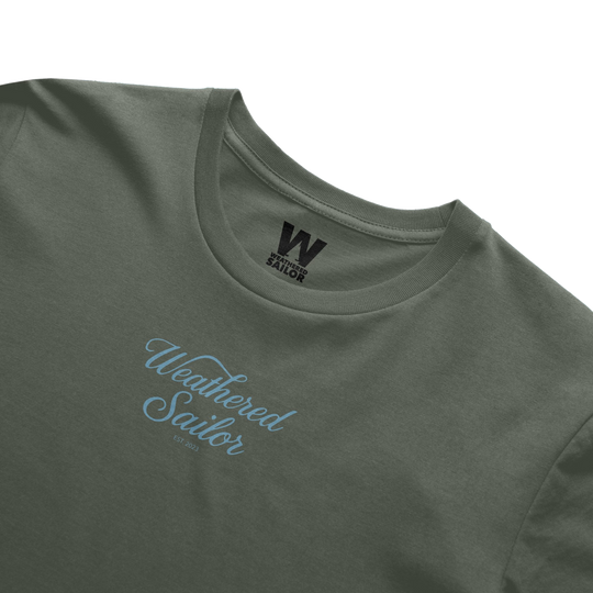 Vast Script Tee, transparent background
