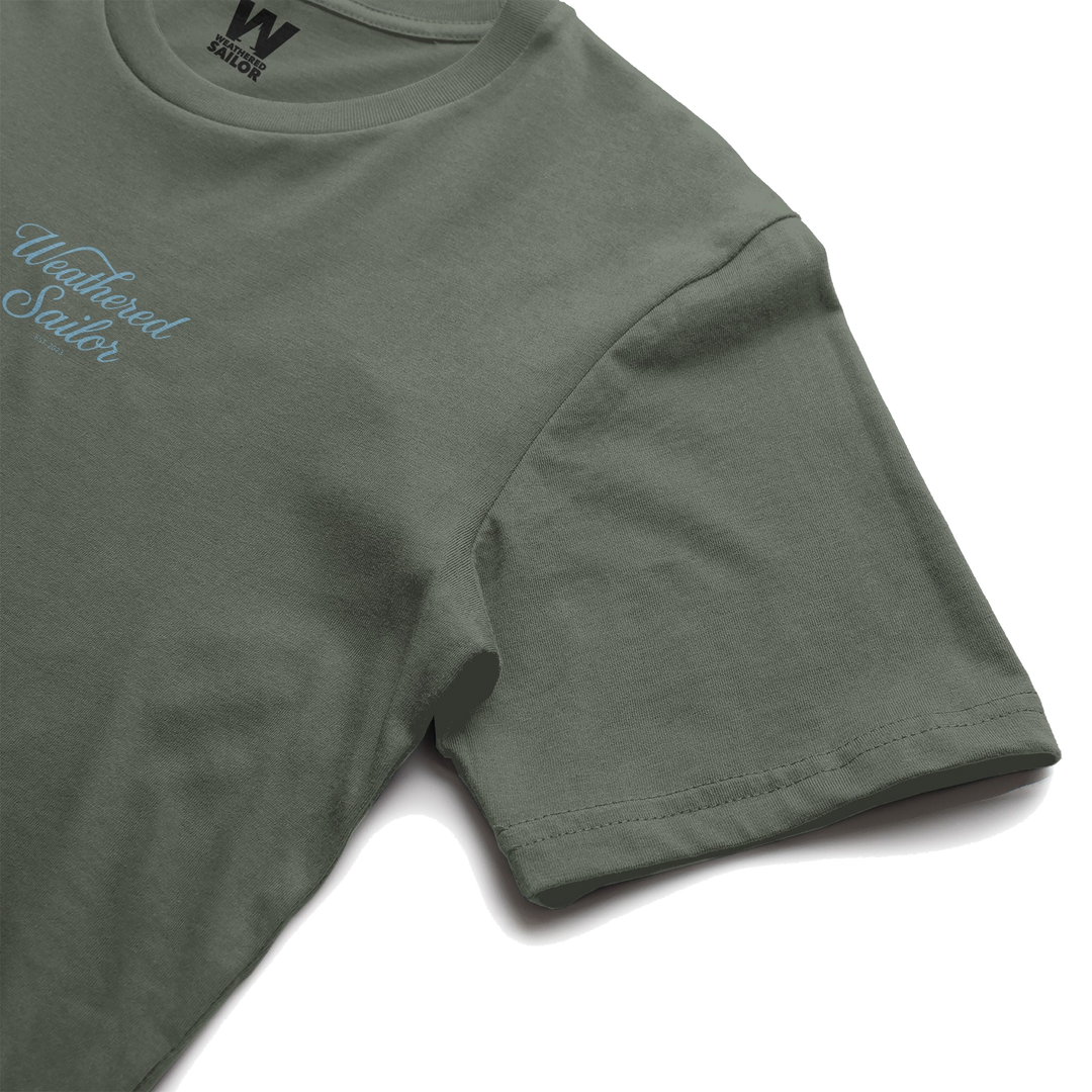 Vast Script Tee, transparent background