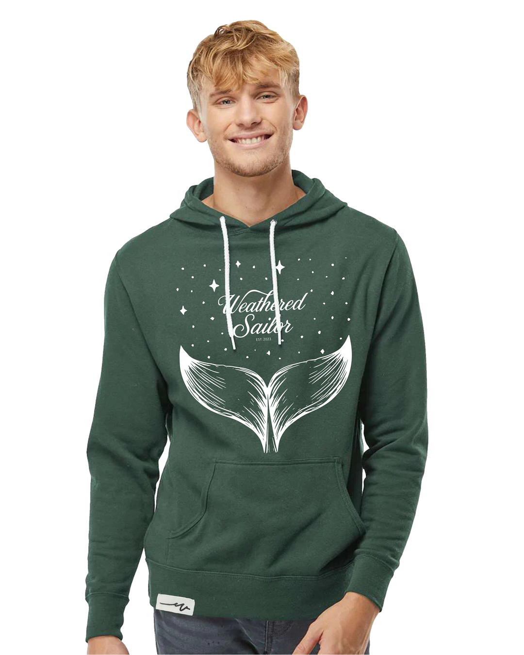 Whale Tale Lightweight Hoodie (transparent)