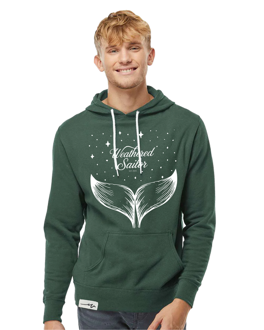 Whale Tale Lightweight Hoodie (transparent)