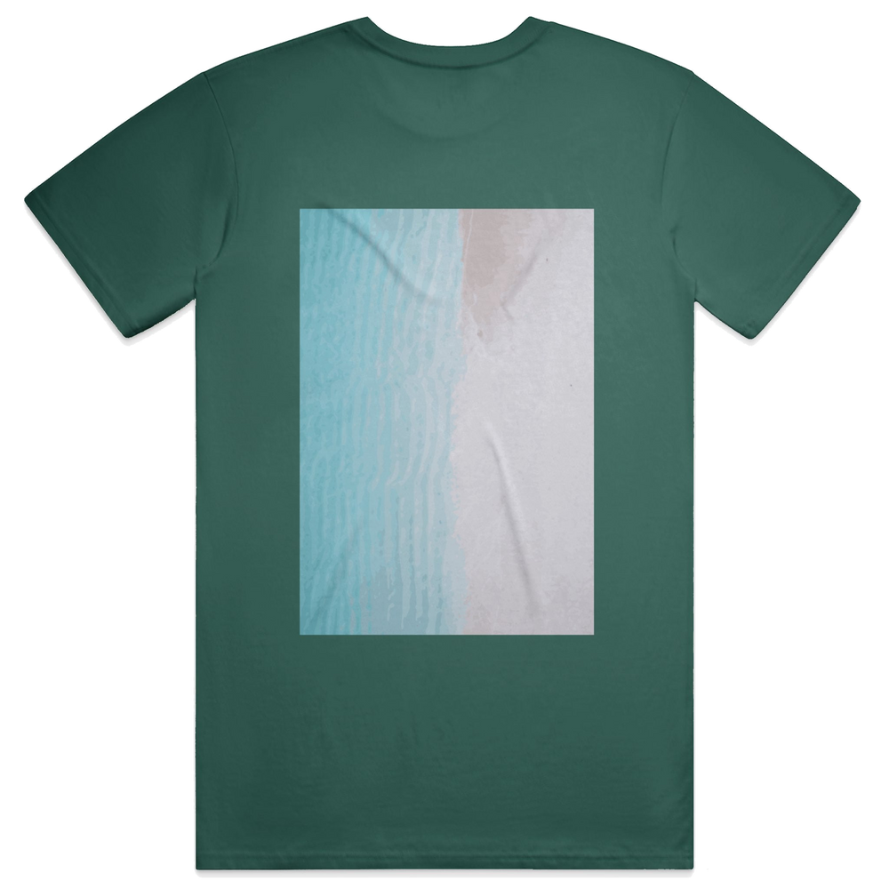 Whisper Script Tee, transparent background