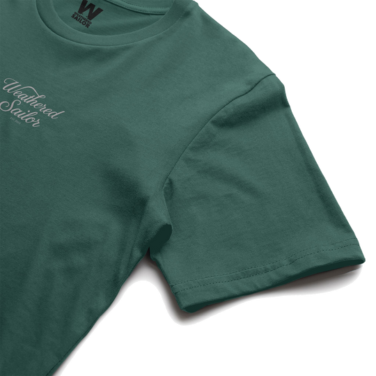 Whisper Script Tee, transparent background
