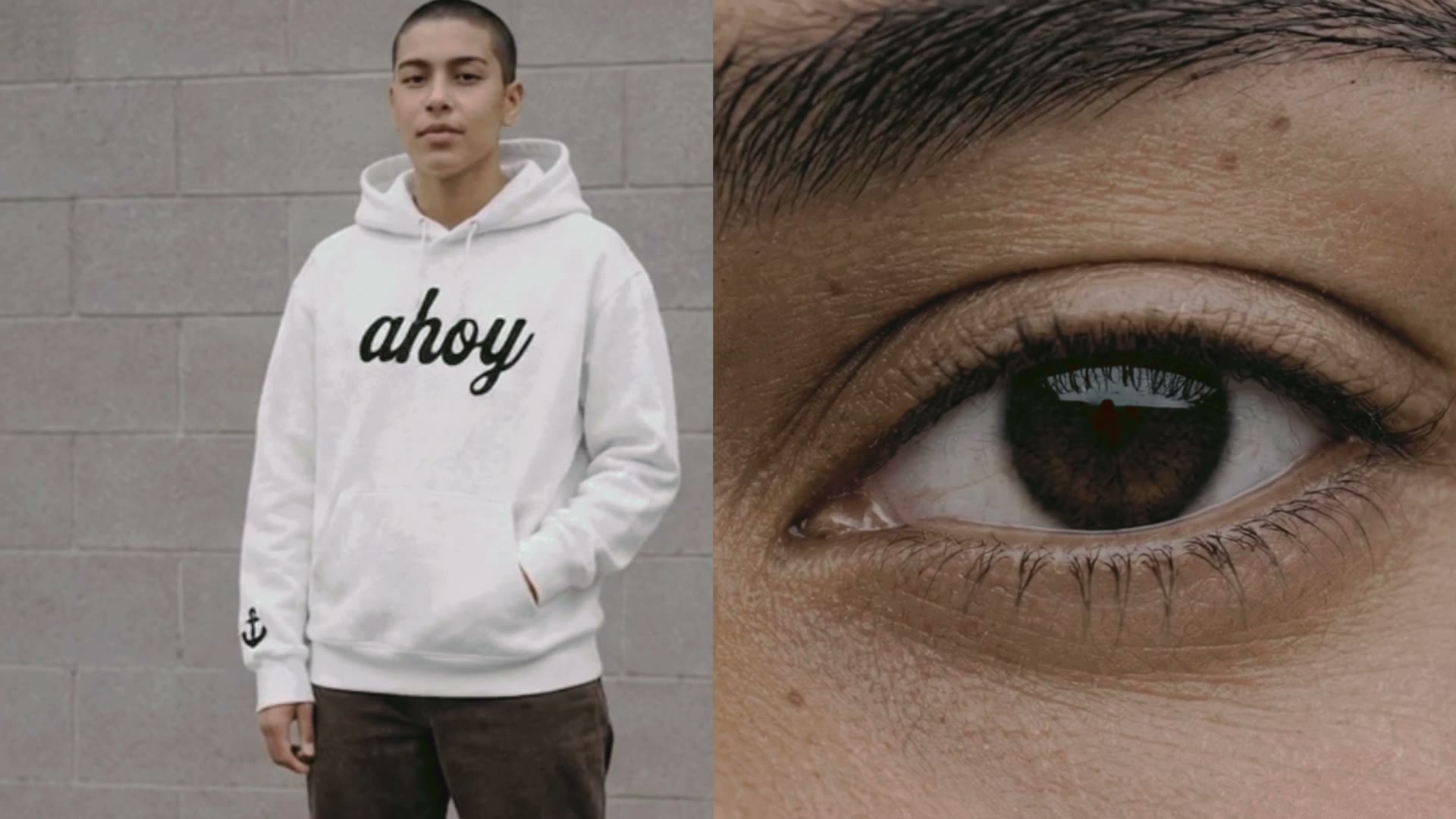 Ahoy collection — coastal apparel on open, sunlit water.