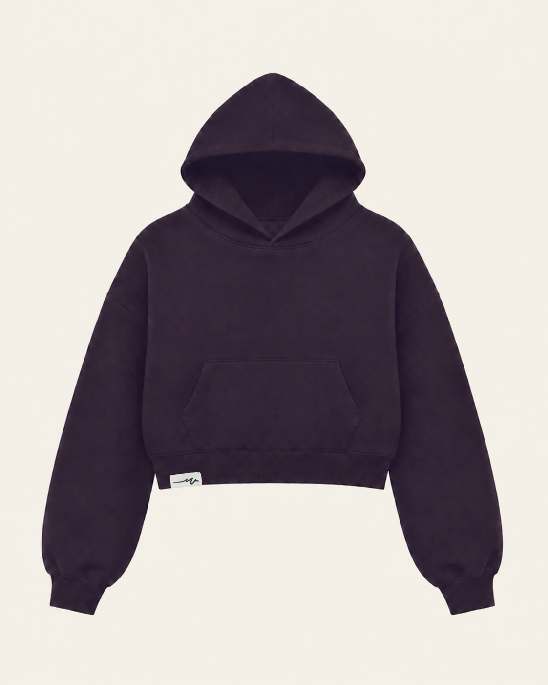 Cropped hoodie silhouette